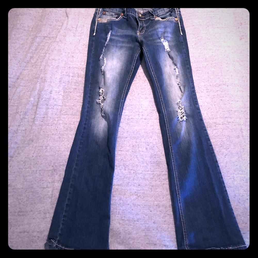 Premiere Jeans by Rue 21 size 5/6 curvy Inseam 31